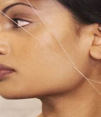 Threading Sides Of Face
