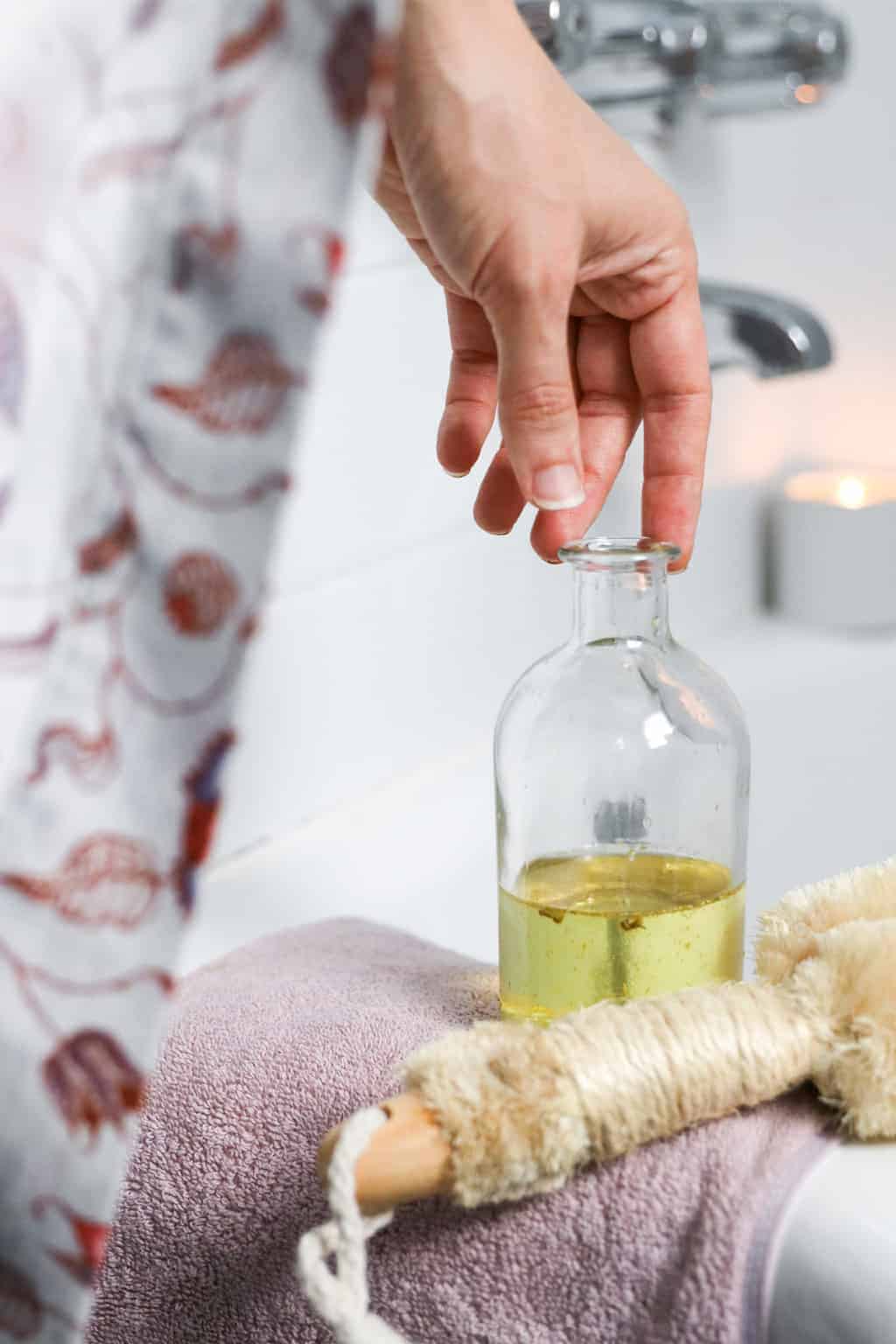 Unwind With This DIY Calming Chamomile Bath Oil