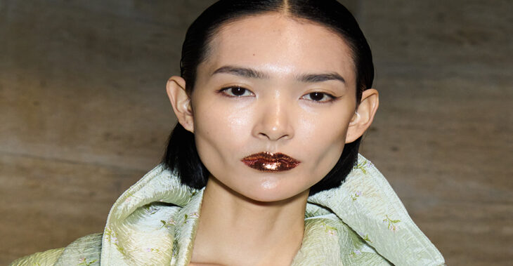 The High-Shine Futuristic Lip We Loved at NYFW
